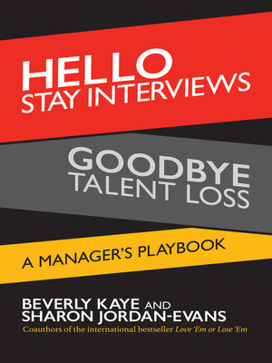 cover image of Hello Stay Interviews, Goodbye Talent Loss